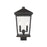 Z-Lite Beacon 2 Light Outdoor Sq. Post Mount, Bronze/Clear Beveled - 568PHBS-ORB