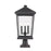 Z-Lite 3 Light Beacon 12" Outdoor Pier Mount, Bronze - 568PHXLR-533PM-ORB