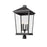 Z-Lite Beacon 4 Light Outdoor Pier Mount, Black