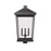 Z-Lite Beacon 4 Light Outdoor Pier Mount, Black