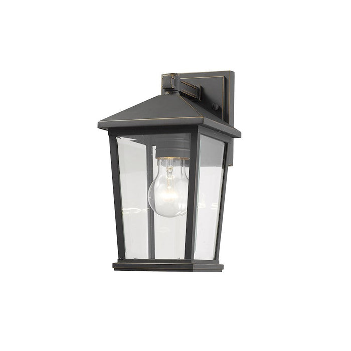 Z-Lite 1 Light Beacon 6" Outdoor Wall Sconce, Oil Rubbed Bronze - 568S-ORB