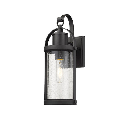 Z-Lite 1 Light Roundhouse 6" Outdoor Wall Sconce, Black - 569S-BK