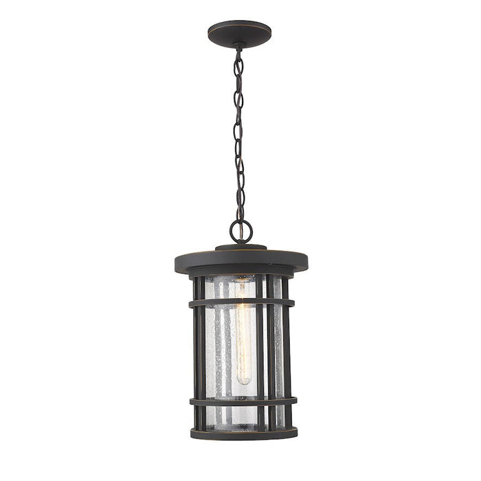 Z-Lite 1 Light Jordan 10" Outdoor Chain Mount, Oil Rubbed Bronze - 570CHB-ORB