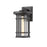Z-Lite 1 Light Jordan 8" Outdoor Wall Sconce, Black - 570M-BK