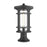 Z-Lite 1 Light Jordan 10" Outdoor Pier Mounted Fixture, Black - 570PHB-553PM-BK