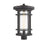 Z-Lite Jordan 1 Light 12" Outdoor Post Mount, Bronze/Clear Seedy - 570PHXL-ORB