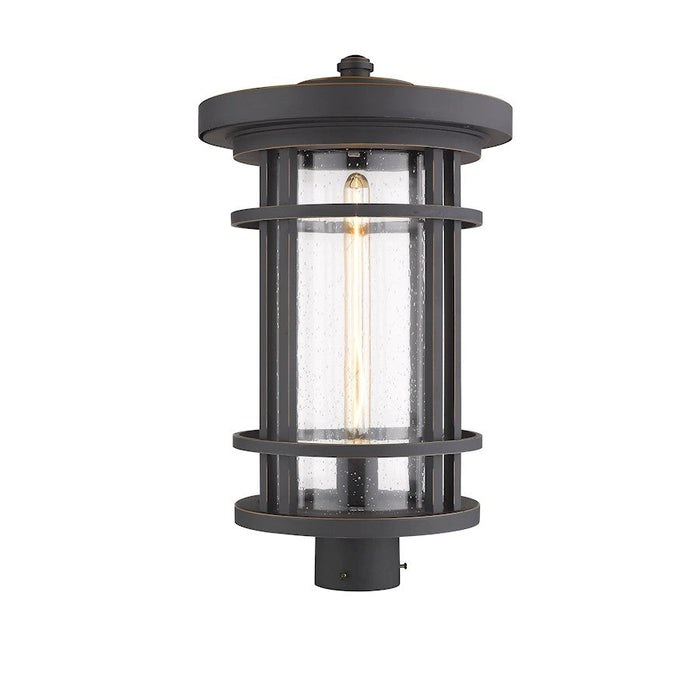 Z-Lite 1 Light Jordan 12" Outdoor Post Light, Bronze - 570PHXL-ORB