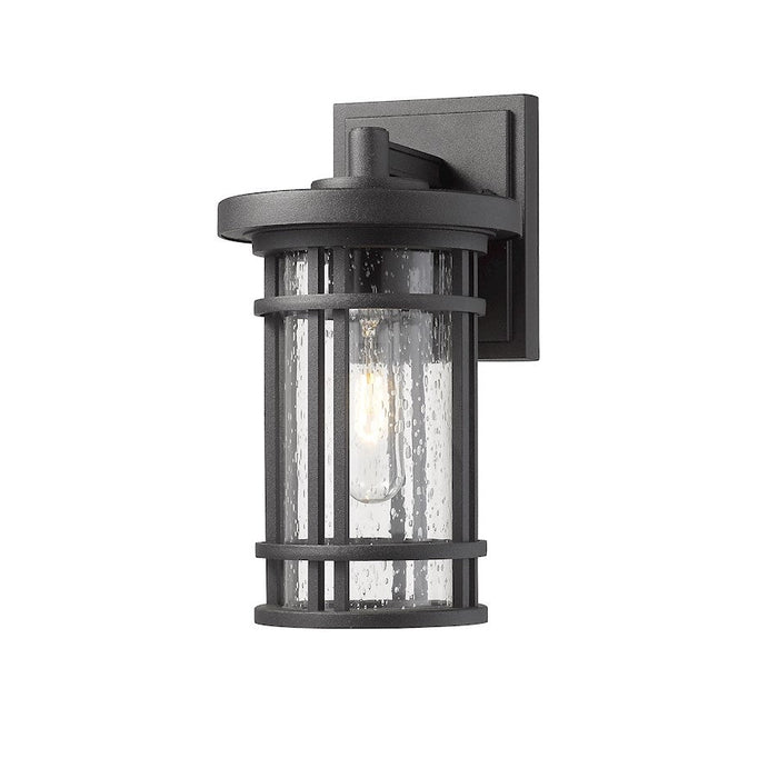 Z-Lite 1 Light Jordan 6" Outdoor Wall Sconce, Black - 570S-BK