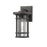 Z-Lite Jordan 1 Light 6" Outdoor Wall Sconce, Bronze/Clear Seedy - 570S-ORB