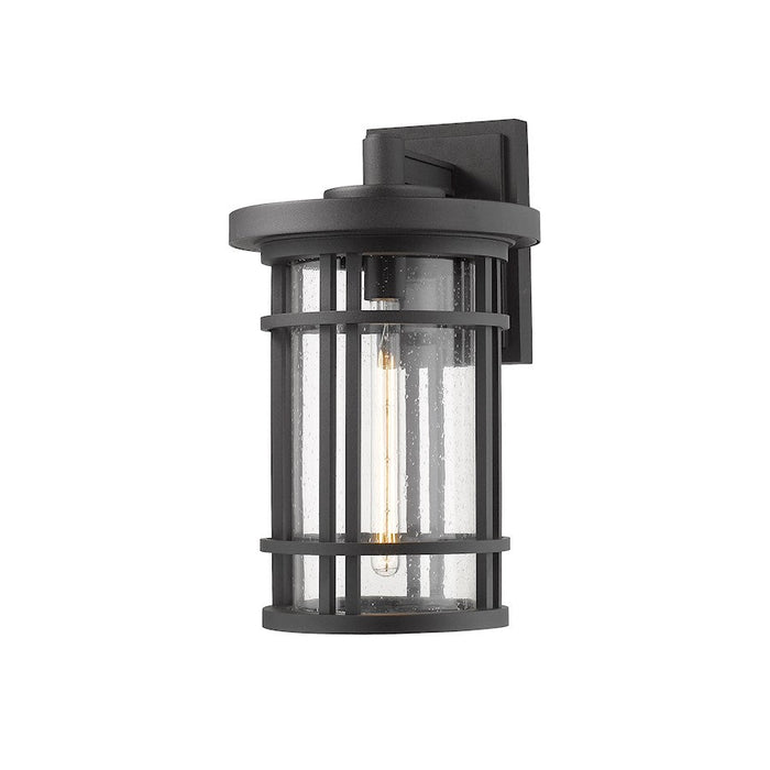 Z-Lite 1 Light Jordan 12" Outdoor Wall Sconce, Black - 570XL-BK