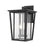 Z-Lite Seoul 2 Light 11.25" Outdoor Wall Sconce, Black/Clear - 571B-BK