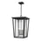 Z-Lite 3 Light Seoul 14" Outdoor Chain Mount Ceiling Fixture, Black - 571CHXL-BK
