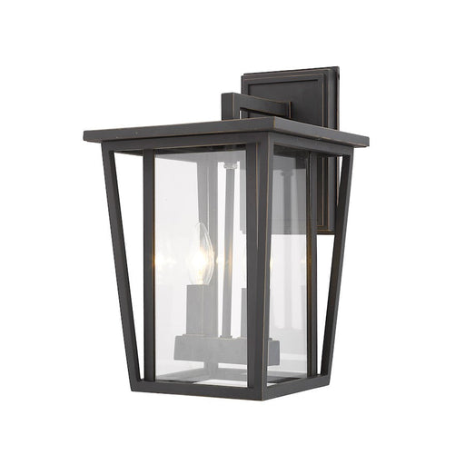 Z-Lite 2 Light Seoul 9" Outdoor Wall Sconce, Oil Rubbed Bronze - 571M-ORB