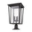 Z-Lite 3 Light Seoul 14" Outdoor Pier Mount, Bronze - 571PHXLR-533PM-ORB