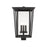 Z-Lite Seoul 3 Light 22.25" Outdoor Post Mount, Bronze/Clear - 571PHXLS-ORB