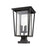 Z-Lite 3 Light Seoul Square 14" Outdoor Pier Mount, Bronze - 571PHXLS-SQPM-ORB