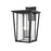 Z-Lite Seoul 3 Light Outdoor Wall Sconce, Black/Clear - 571XL-BK