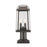 Z-Lite Millworks 2 Light Outdoor Pier Mount, Bronze/Clear - 574PHMR-533PM-ORB