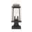 Z-Lite Millworks 2 Light Sq. Outdoor Pier Mount, Bronze/Clear - 574PHMS-SQPM-ORB