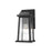 Z-Lite 1 Light Millworks 5" Outdoor Wall Sconce, Black - 574S-BK