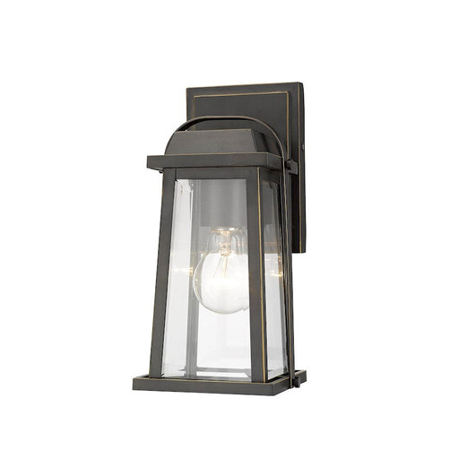Z-Lite 1 Light Millworks 5" Outdoor Wall Sconce, Oil Rubbed Bronze - 574S-ORB