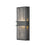 Z-Lite Eclipse 2 Light Outdoor Wall Sconce, Black/Seedy