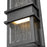 Z-Lite Eclipse 2 Light Outdoor Wall Sconce, Black/Seedy