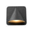 Z-Lite Obelisk 1 Light Outdoor Wall Sconce, Black/Sand-blast glass - 578BK-LED