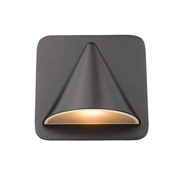 Z-Lite 1 -LT Obelisk 6" Outdoor Wall Sconce, Outdoor Rubbed Bronze - 578ORBZ-LED