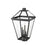 Z-Lite Talbot 4 Light Outdoor Post Mount, Black/Clear Beveled