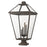 Z-Lite Talbot 4 Light Outdoor Pier Mount, Bronze/Seedy