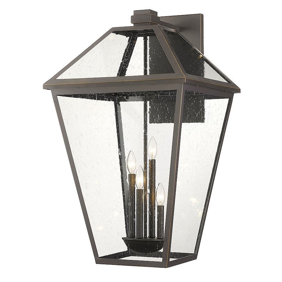 Z-Lite Talbot 4 Lt Outdoor Wall Sconce, Oil Rubbed Bronze/Seedy - 579XLX-ORB