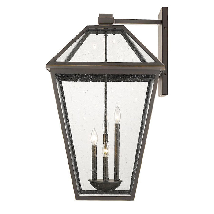 Z-Lite Talbot 4 Lt Outdoor Wall Sconce, Oil Rubbed Bronze/Seedy