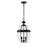 Z-Lite Westover 3 Light Outdoor Chain Mount Ceiling, Black/Beveled