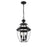 Z-Lite Westover 3 Light Outdoor Chain Mount Ceiling, Black/Beveled