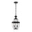 Z-Lite Westover 2 Light Outdoor Chain Mount Ceiling, Black/Beveled