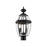 Z-Lite Westover 2 Light 18" Outdoor Post Mount, Black/Beveled - 580PHM-BK