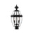 Z-Lite Westover 2 Light 18" Outdoor Post Mount, Black/Beveled