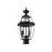 Z-Lite Westover 2 Light 18" Outdoor Post Mount, Black/Beveled