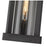 Z-Lite Glenwood 1 Light Outdoor Wall Sconce, Black, Clear