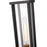 Z-Lite Glenwood 1 Light Outdoor Pier Mount, Black