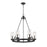 Z-Lite Marlow 6 Light Outdoor Pendant in Matte Black/Seedy - 589-6BK