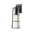 Z-Lite Helix 1 Light 17" Outdoor Wall Sconce in Black/Clear Seedy - 591B-BK