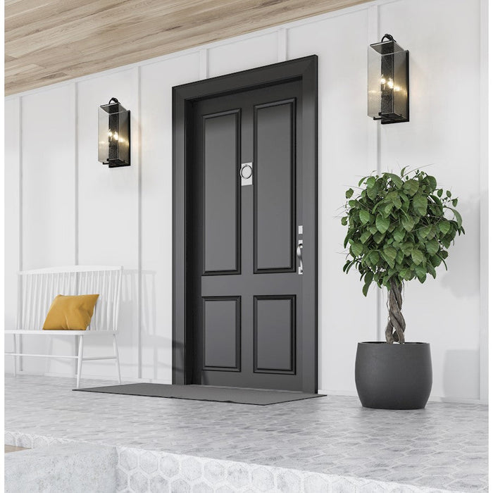 Z-Lite Sana 3 Light Outdoor Wall Sconce, Black