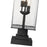 Z-Lite Sana 3 Light SQ Outdoor Pier Mount, Black/Seedy