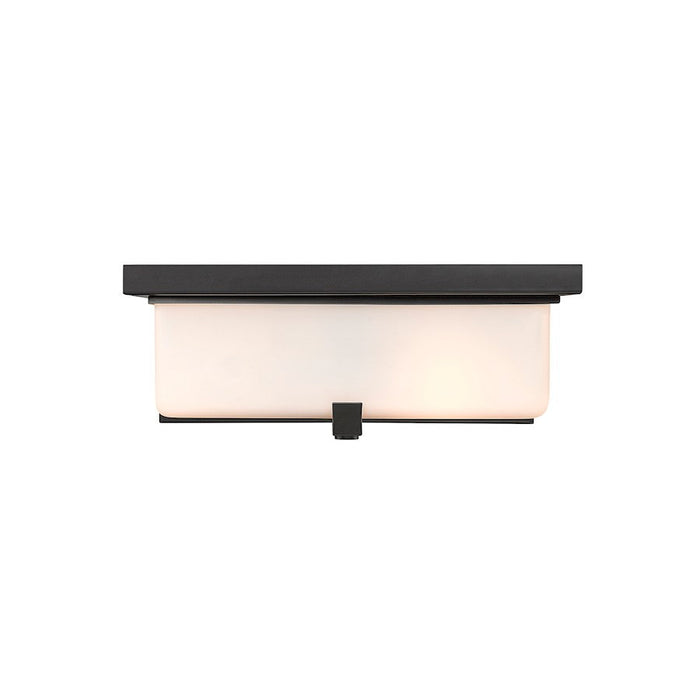 Z-Lite Sana 4 Light Outdoor Flush Ceiling Mount, Black