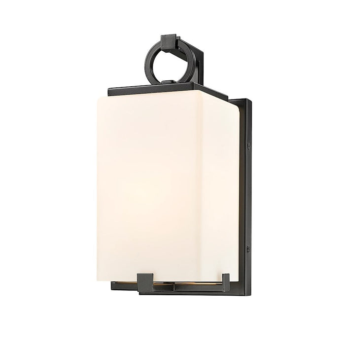 Z-Lite Sana 1 Light  Outdoor Wall Sconce, Black