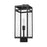 Z-Lite Nuri 1 Light Outdoor Post Mount in Black/Clear