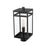 Z-Lite Nuri 1 Light 17" Outdoor Post Mount, Black/Clear