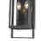 Z-Lite Lucian 2 Light Outdoor Wall Sconce in Black/Clear